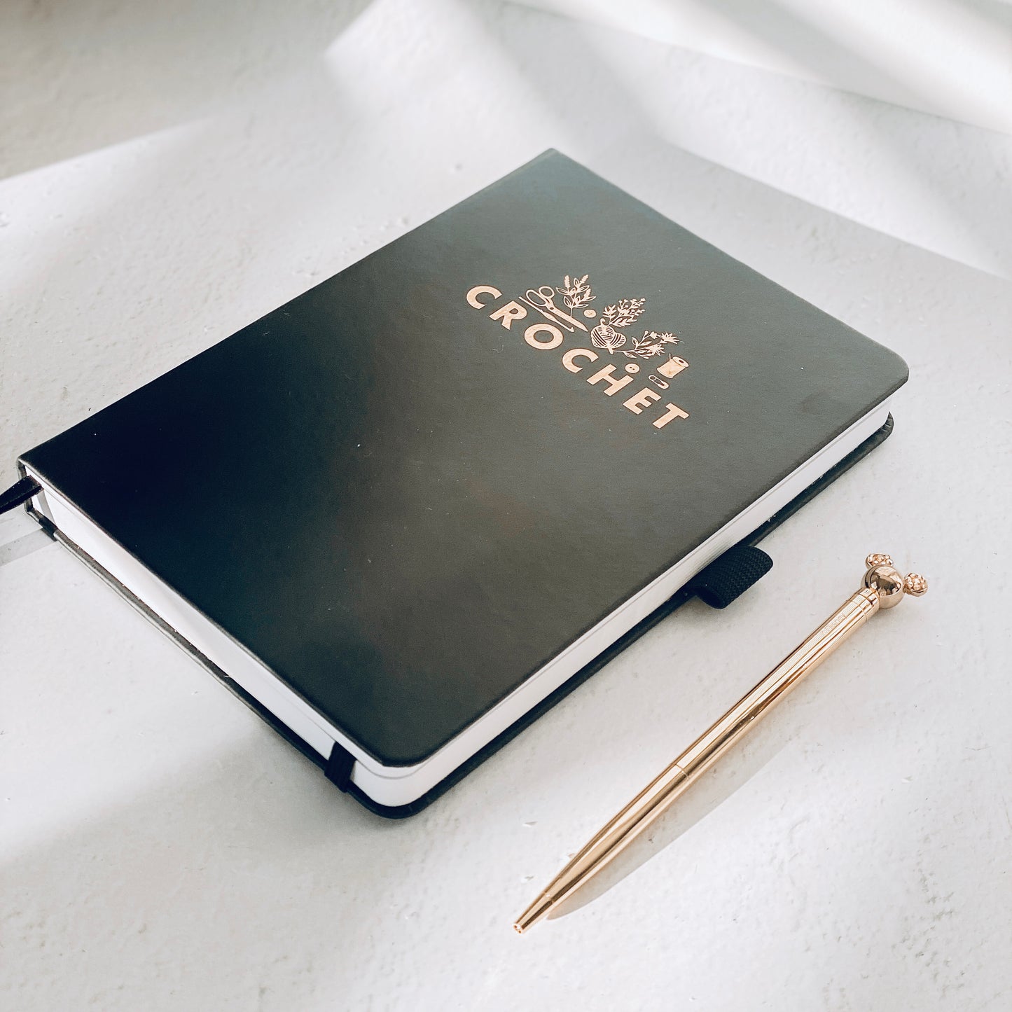 Vegan Leather Crochet Journal