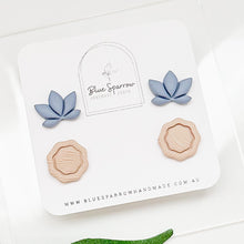 Load image into Gallery viewer, Octagon &amp; Lotus Stud Pack
