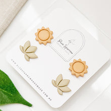 Load image into Gallery viewer, Sun &amp; Lotus Stud Pack
