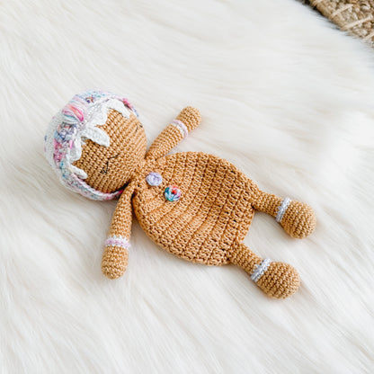 gingerbread lovey crochet pattern amigurumi