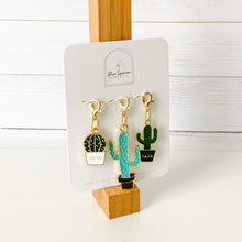 Load image into Gallery viewer, Cactus Stitch Marker Set
