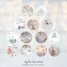 Load image into Gallery viewer, printable christmas labels
