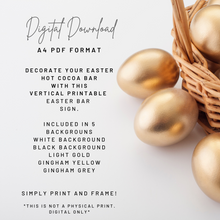 Load image into Gallery viewer, Easter Bar Printable
