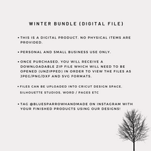 Load image into Gallery viewer, Winter Graphic Bundle
