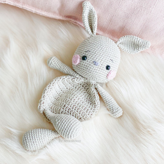 crochet bunny lovey Amigurumi comforter pattern