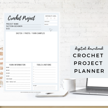 Load image into Gallery viewer, printable crochet planner

