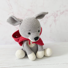 Load image into Gallery viewer, Winton the Wolf Crochet Pattern

