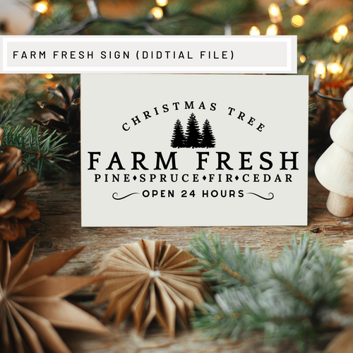 Farm Fresh SVG Sign