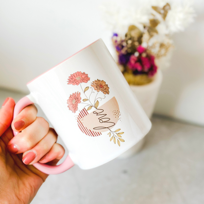 love pink mug