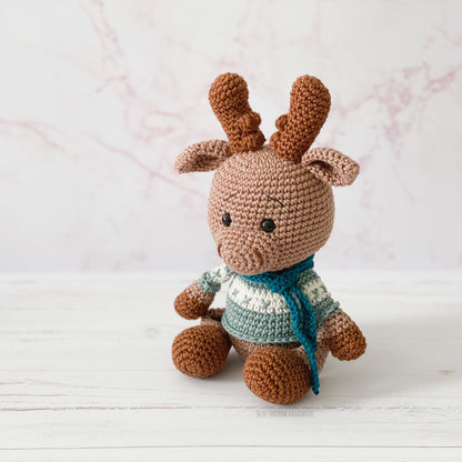 moose crochet Amigurumi toy pattern
