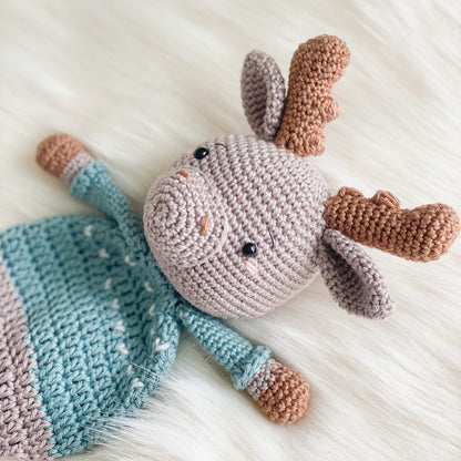 Baby Moose Lovey Crochet Pattern