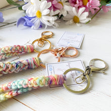 Load image into Gallery viewer, Crochet Keychain Wristlet
