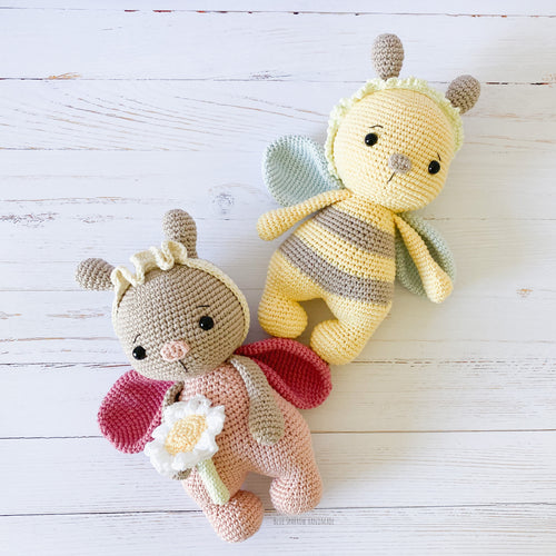 Crochet Bee & Lady Bug Amigurumi