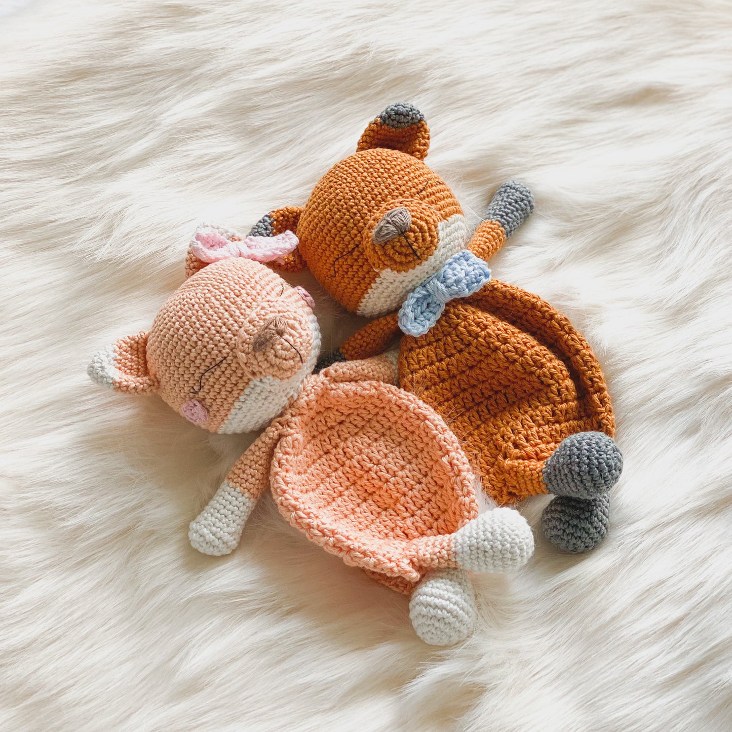 Baby Fox Lovey Crochet Pattern