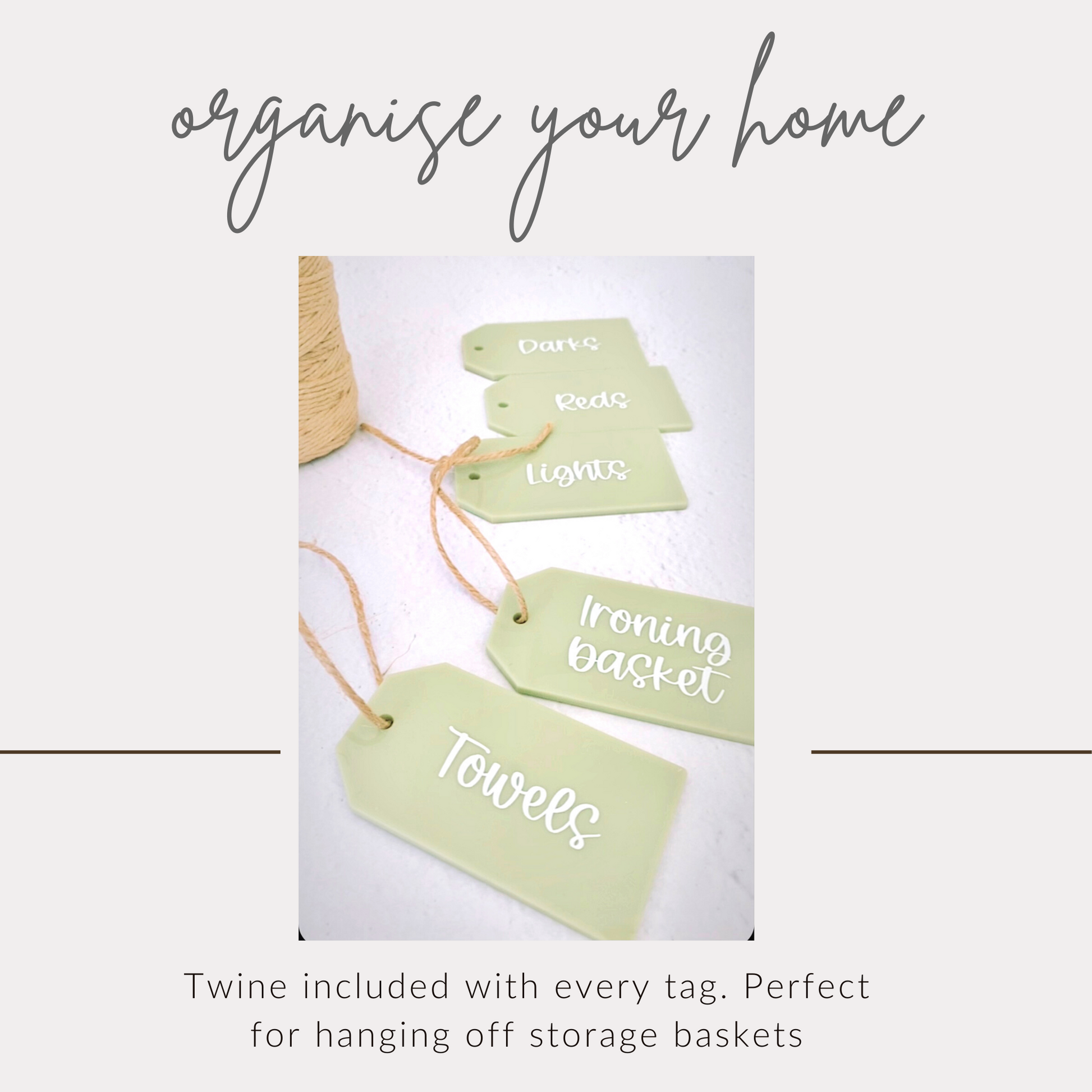 home organisation tag