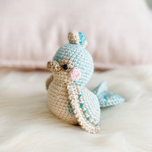 Load image into Gallery viewer, Blue Sparrow Bird Crochet Pattern
