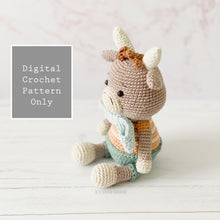 Load image into Gallery viewer, Bull Crochet Pattern
