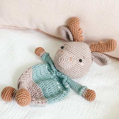 Baby Moose Lovey Crochet Pattern