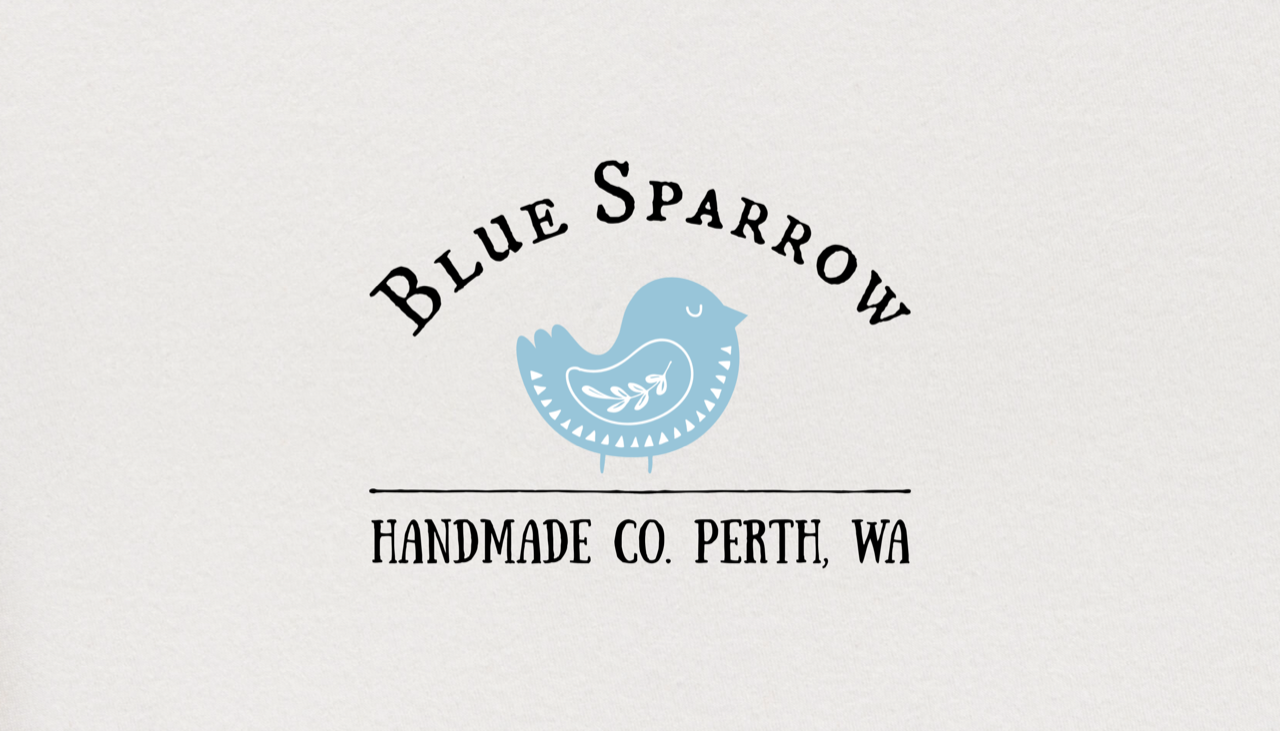 Blue Sparrow Handmade Gift Card