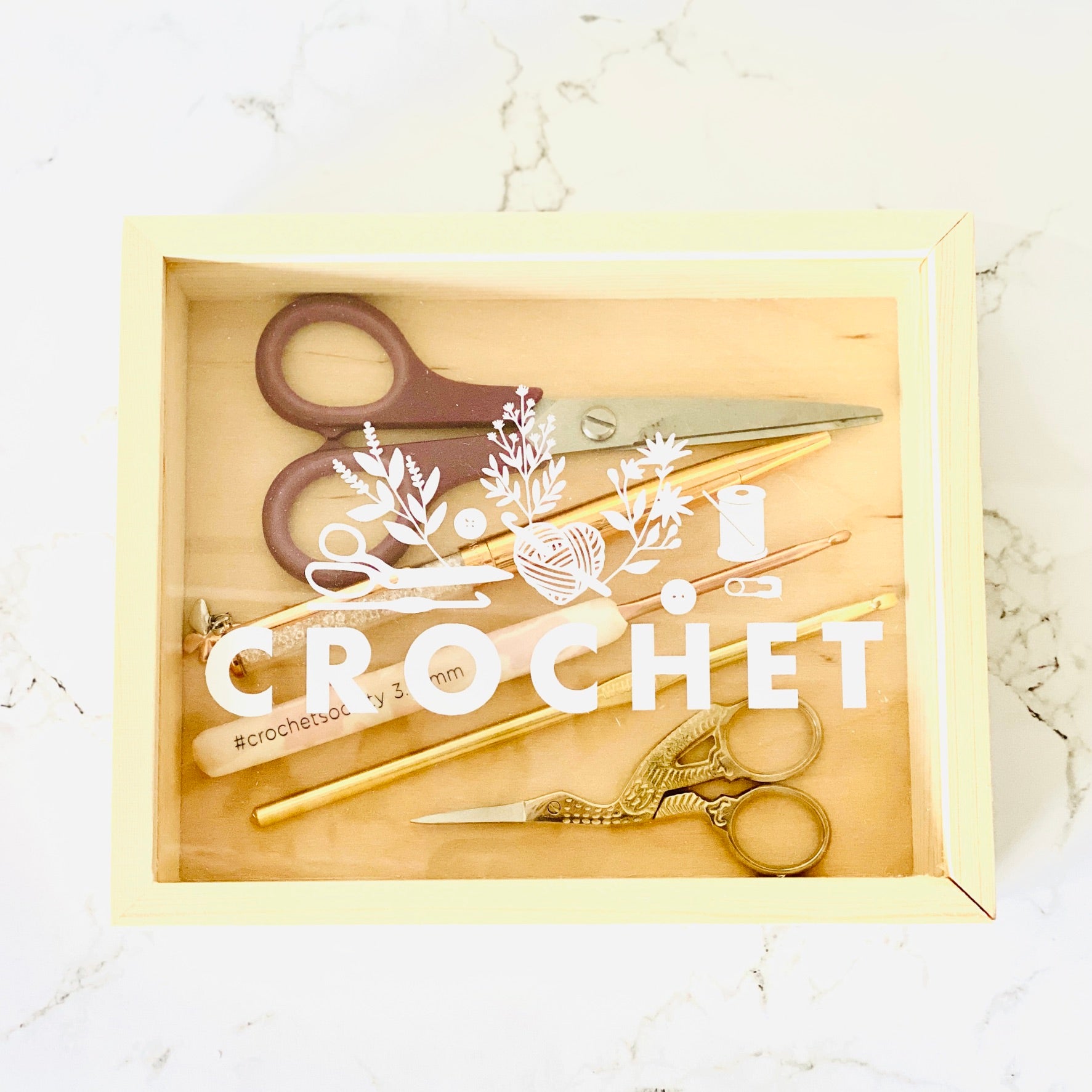 crochet tool box