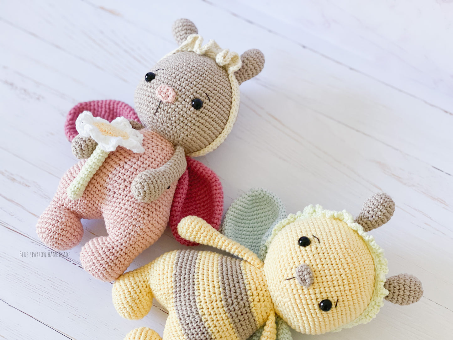 Bee & Ladybug Crochet Patterns - Bundle