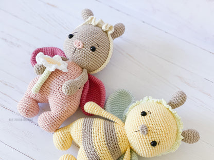 Bee & Ladybug Crochet Patterns - Bundle