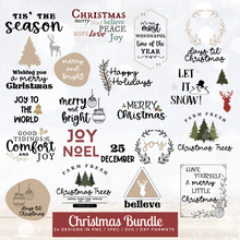 Load image into Gallery viewer, christmas svg bundle
