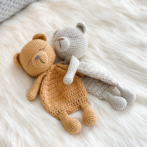 bear lovey Amigurumi comforter crochet