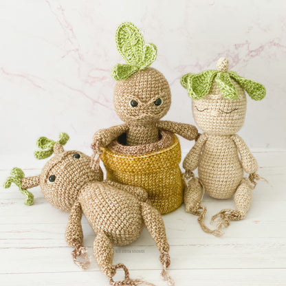 Mandrakes & Pot Crochet Pattern
