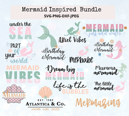 Mermaid Graphic Bundle