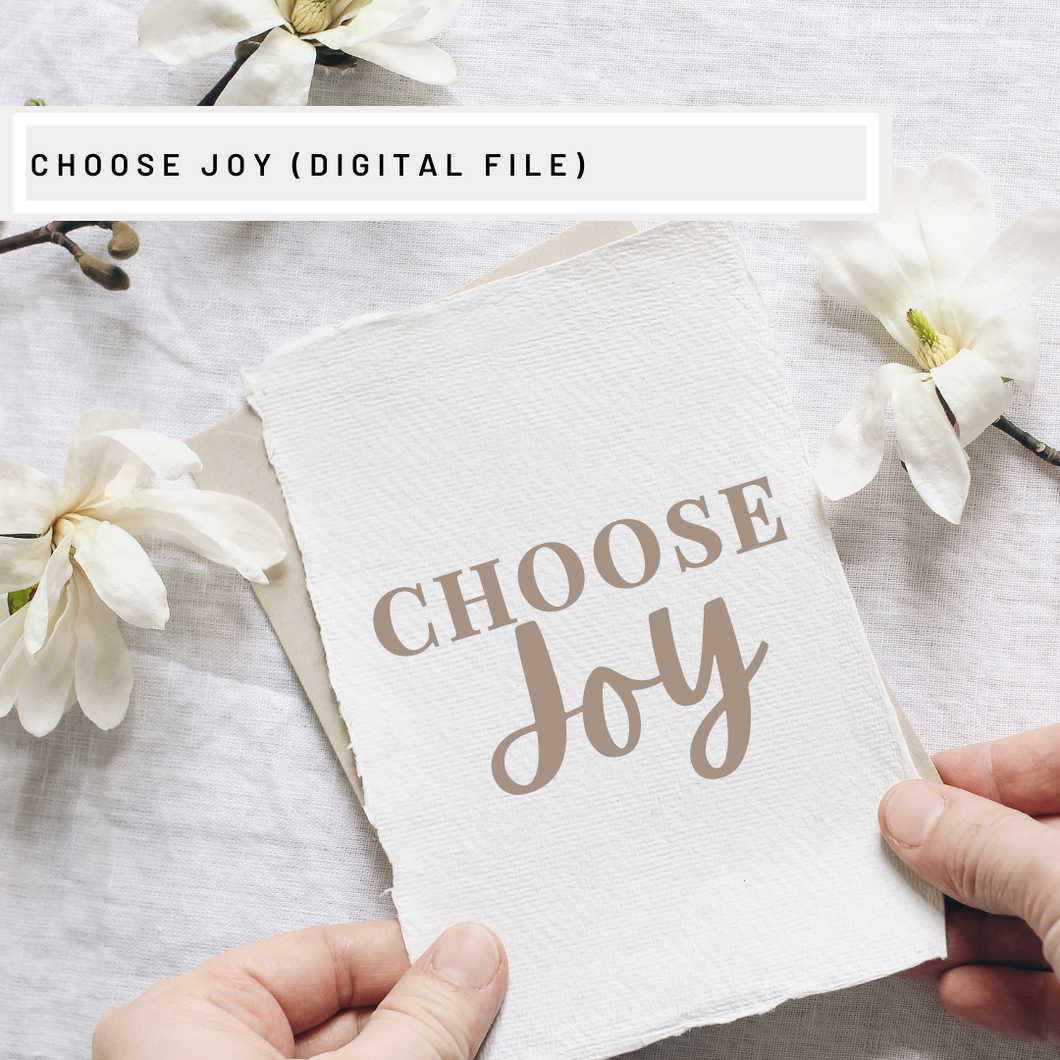 Choose Joy Graphic File