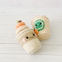 Load image into Gallery viewer, Pumpkin Spice Latte Crochet Pattern
