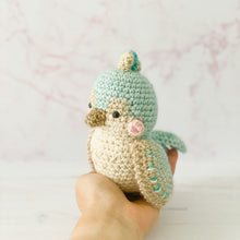 Load image into Gallery viewer, Blue Sparrow Bird Crochet Pattern
